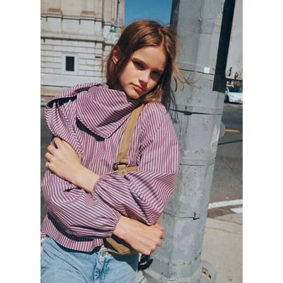Chemise rayures bandana MANGO TEEN