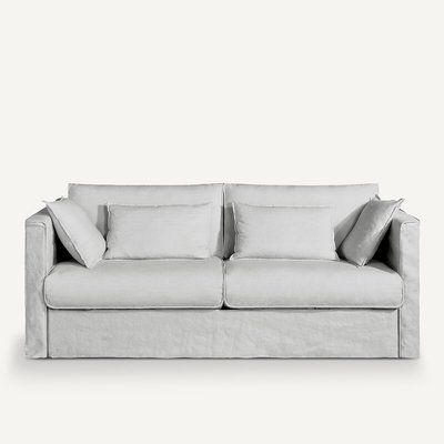 Schlafsofa Camille, gecrashtes Leinen AM.PM