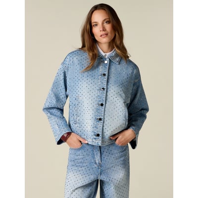 Veste avec cristaux OLTRE