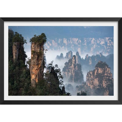Affiche Roches en Asie HEXOA
