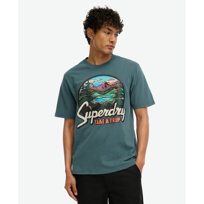 T-shirt à motif Travel Postcard SUPERDRY
