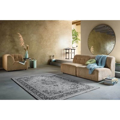 Tapis esprit rétro vintage tons de gris , BRISTOL WECON HOME