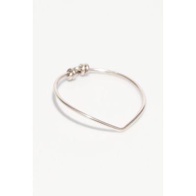 Bague chevron Essentiel - Argent YAY PARIS