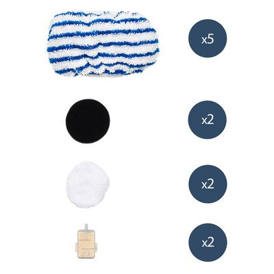 kit d'entretien pour aspirateur & nettoyeur vapeur 3 en 1 - arya6 H.KOENIG