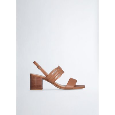 Sandales en cuir à talons larges LIU JO