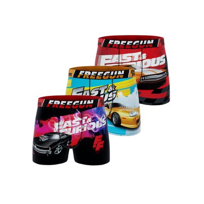 Lot De 3 Boxers Fast And Furious FREEGUN