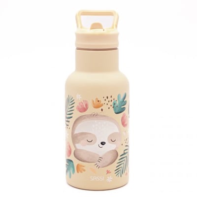 Gourde enfant en inox isotherme 350 ml ANIMAUX SASSI JUNIOR