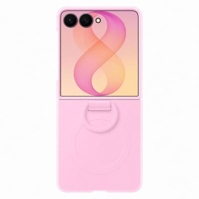Coque Flip 8 Silicone anneau magnétique Violet SAMSUNG