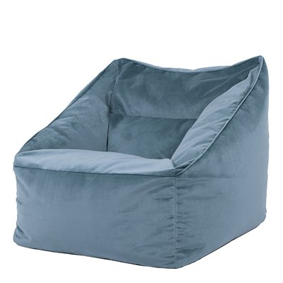 Pouf fauteuil velours - NATALIA ICON