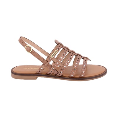 Sandales plates en cuir HELECTRON LES TROPEZIENNES PAR M.BELARBI