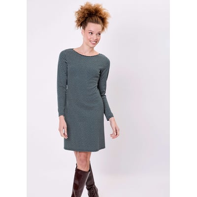 Robe ajustée maille jacquard bio CARLA PRINCESSE NOMADE