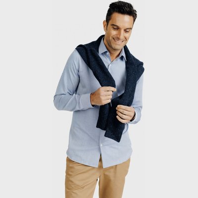 Chemise Slim fit en coton uni ACROSS