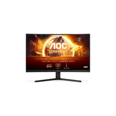 Ecran PC Gamer CQ32G4VE 32" Incurvé 1500R QHD 180Hz Fast VA HDR10 Adaptive-Sync AOC