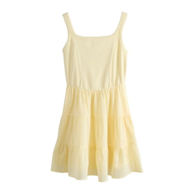 Robe d'été mini à col carré et volants NEXT