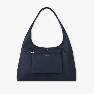 Sac cabas matelassé avec pochette zippée et anses longues NIBELLOU BENSIMON