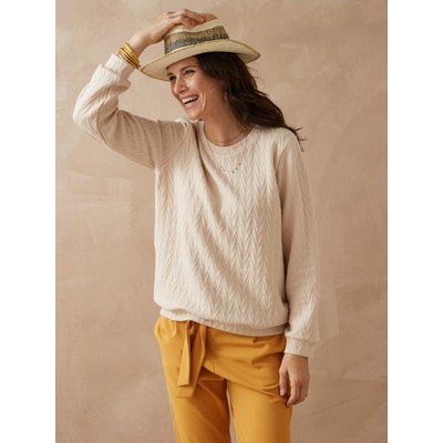 Sweat-shirt maille reliefée DAXON