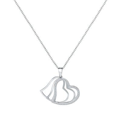 Collier en argent 925 et oxyde de zirconium CLEOR