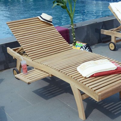 Bain de Soleil en teck massif Beverly TECK ATTITUDE