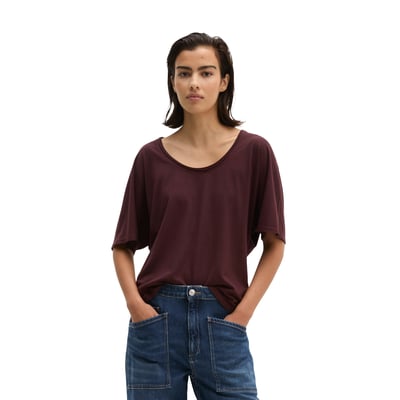 T-shirt regular en jersey slub fin MARC O'POLO