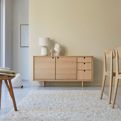 Buffet en chêne massif 145 cm JONÀK TIKAMOON