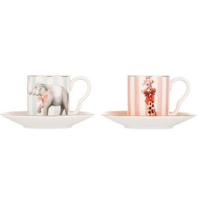 Lot de 2 tasses à espresso Animal YVONNE ELLEN