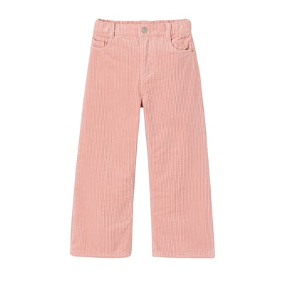Pantalon large velours VERTBAUDET