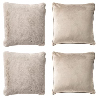 Coussins Textures douces (Lot de 4) DUTCH DECOR