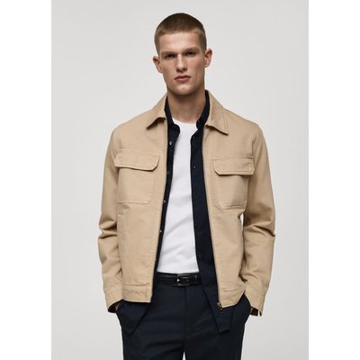 Blouson en jean poches MANGO MAN