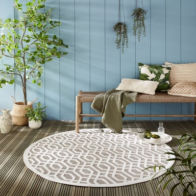 Tapis extérieur rond MATARO FLAIR RUGS