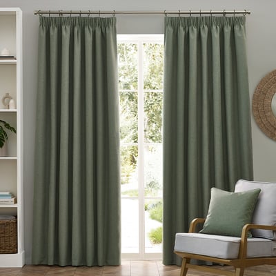 Dawn Blackout Pencil Pleat Curtain  FURN.