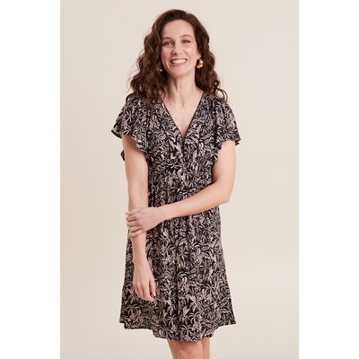 Robe évasée manches courtes BREAL