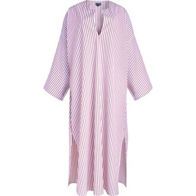 Tunique Livy en coton bio, rose ?� rayures, Ines x Vilebrequin INES DE LA FRESSANGE PARIS