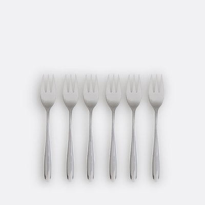 Lot de 6 fourchettes à gâteaux, inox Ebano LA REDOUTE INTERIEURS