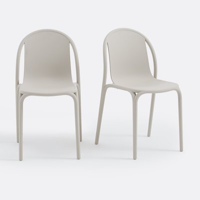 Set of 2 Polypropylene Garden Chairs, Brooklyn LA REDOUTE INTERIEURS