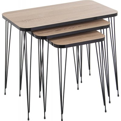 Tables gigognes en bois (lot de 3) RECOLLECTION
