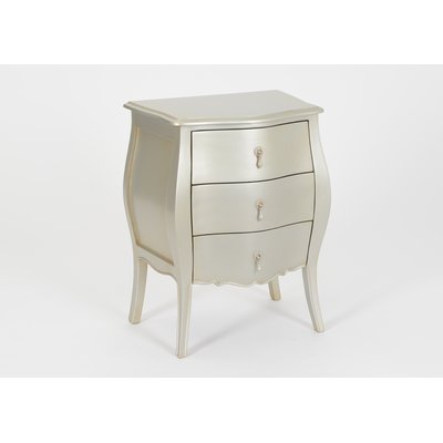 Mini chevet silver  -MURANO AMADEUS