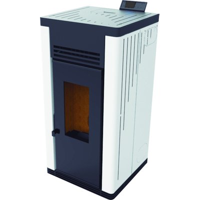FM Poêle à granulés BP-201K 12kW Blanc FM BIOMASA