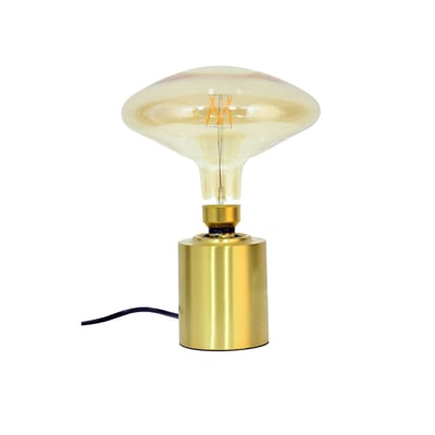 Pied de lampe cylindrique en métal, FUZO C-CREATION