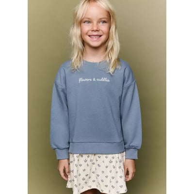 Robe coton combinée MANGO BABY