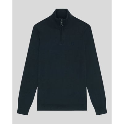 Pull camionneur en laine mérinos zippé LYLE & SCOTT