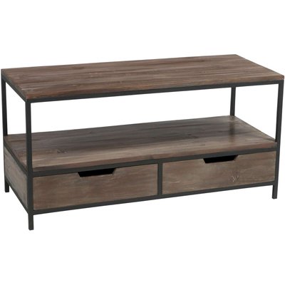 Table basse bois et fer, Glencoe JOLIPA