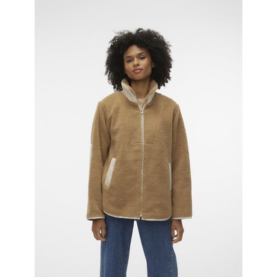 Veste peluche marron La Redoute