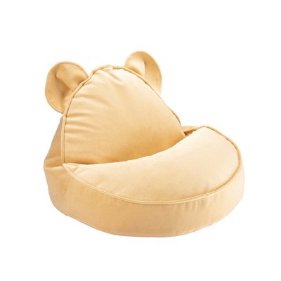 Pouf enfant ourson velours BEAR WIGIWAMA