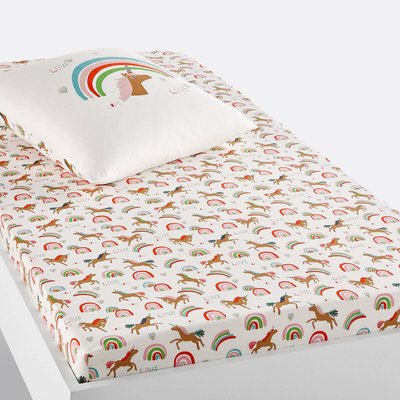 Drap-housse en coton biologique, Licorne LA REDOUTE INTERIEURS