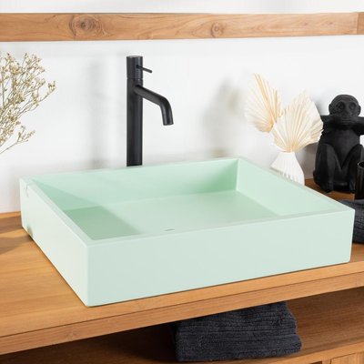 Vasque en béton 50cm vert Okia WANDA COLLECTION