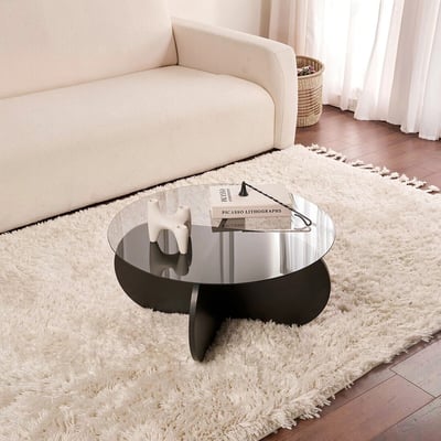 Кофейный столик со столешницей из закаленного стекла, Aeris / Аэрис SO'HOME