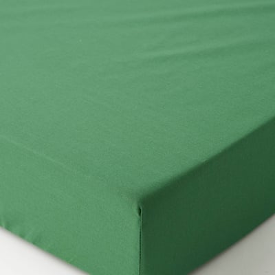 Drap housse uni, 160x200cm, 100% coton bio 57 fils, gots MONOPRIX