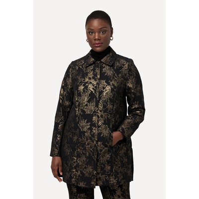 Veste Jacquard à col chemise et ULLA POPKEN