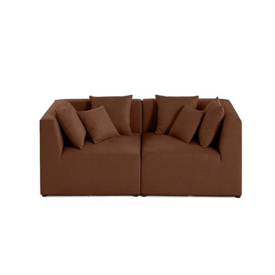 Canapé Modulable en Tissu  2 places - AMALFI LISA DESIGN