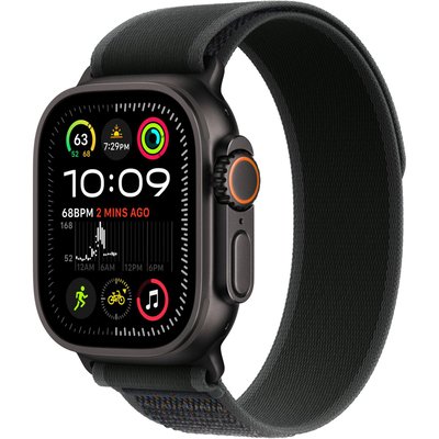 Montre connectée Ultra 2 49mm Noir / Noir Trail M/L Cell APPLE